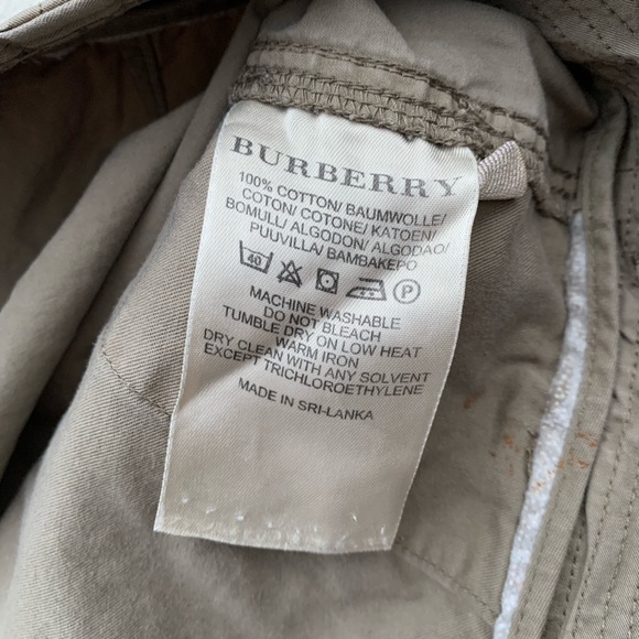 Burberry Brit shorts cargo khakis 34x19 - Picture 9 of 10